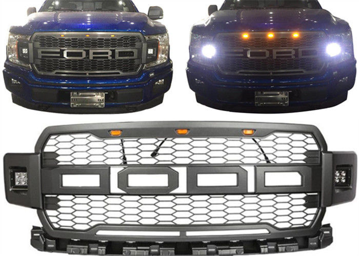 Ford 2018 New F150 Car Front Grille With Daytime Running Light Black Color